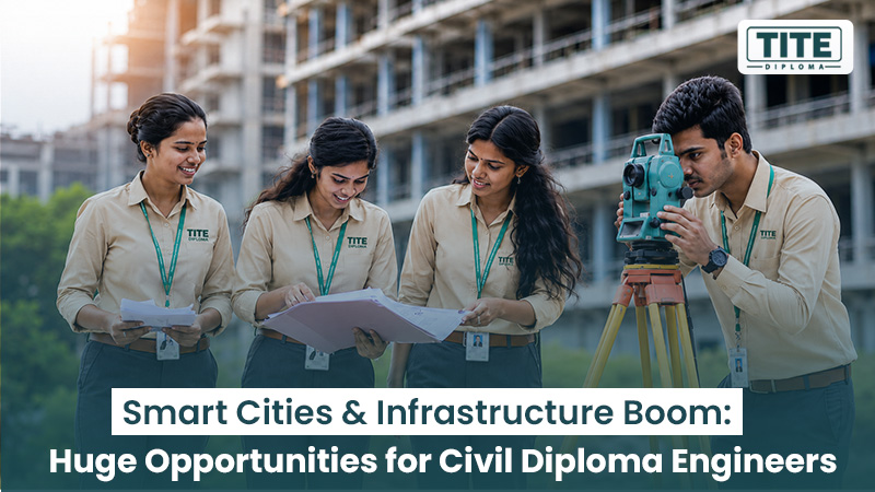 Smart Cities & Infrastructure Boom: Huge Opportunities for Civil Diploma Engineers